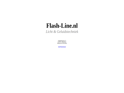 -15413932 06 13 6673dt andelst flash flash-lin flash-line.nl geluid info@flash-line.nl koppelingsweg licht lin telefon www.flash-line.nl