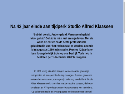 studioalfredklaassen.nl