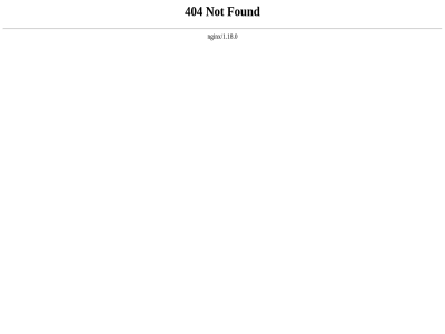 404 found nginx/1.18.0 not