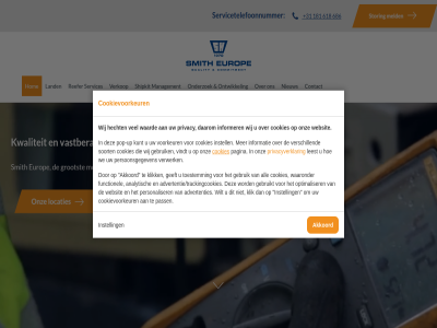 +31 181 618 686 advertentie/trackingcookies advertenties akkoord all analytisch contact cookies cookievoorkeur daarom europ europa functionel gebruik gebruikt geeft grootst hecht hom informatie informer instell klik kunt kwaliteit land leest locaties management meld mobiel nieuw onderzoek ontwikkel onz optimaliser organisatie pagina pass personaliser persoonsgegeven pop pop-up privacy privacyverklar reefer servic services servicetelefoonnummer shipkit smith soort storing toestemm up vastberad verkop verschill verwerk vindt voorkeur waard waaronder we websit wij wilt