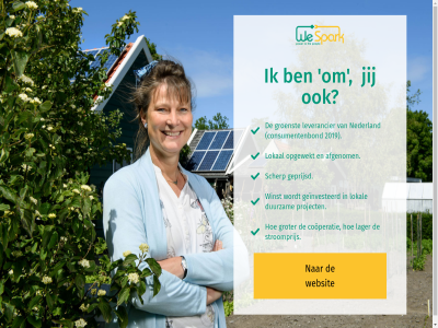 2019 afgenom consumentenbond cooperatie duurzam geinvesteerd geprijsd groenst groter jij lager leverancier lokal nederland opgewekt project scherp stroomprijs websit wespark winst