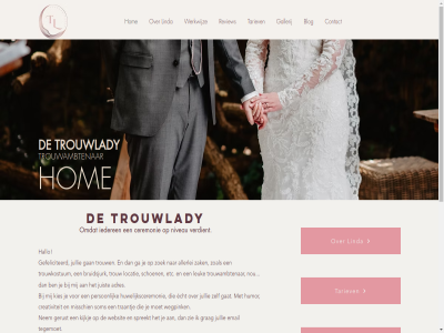 -52241282 06 adres allerlei blog bruidsjurk ceremonie contact creativiteit echt email etc ga gallerij gan gat gefeliciteerd gerust grag hallo hom humor huwelijksceremonie iederen juist jullie kies kijkj leuk lief linda linda@detrouwlady.nl locatie media misschien nem niveau nou person review schoen social som spreekt tariev tegemoet telefon traantj trouw trouwambtenar trouwkostum trouwlady verdient websit wegpink werkwijz zak zie zoal zoek