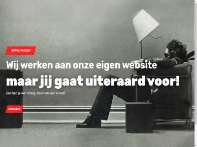 bont contact e e-mail eig gat hom jij mail muiz onz stur uiteraard vrag websit werk wij