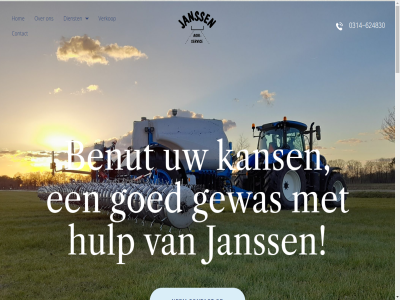 -51378766 -624830 0314 06 7021 7a achterhoek agrarisch agri agri-servic akkerbouwsector bemest benut contact daarnaast dienst diver gebied gespecialiseerd gewas gewasbescherm gewass goed grondbewerk hc hom hulp info@janssenagriservice.nl informatie janss kans kunstmest loonbedrijf middel mogelijk nem petersdijk servic sit soort spaakwielbemester toedien veehouderij verkop verlen vindt vloeibar vof werkzam wij zelhem