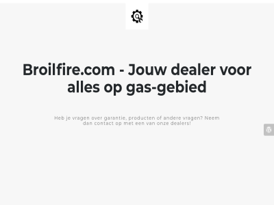 broilfire.com contact dealer garantie gas gas-gebied gebied jouw nem onz product vrag