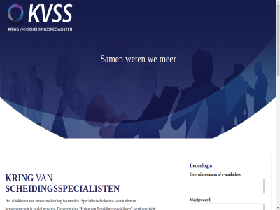 100 2026 3 5232 a ac afwikkel beroepsgroep bestur bijprat bosch bruistensingel central complex contact del den disciplines diver doelstell e e-mailadres echtscheid elkar ervar gebruikersnam gewenst hand hom informatie inhoud kennis kennisbijeenkomst krachtig kring kvss laatst led ledenbijeenkomst ledenlogin lid lidmaatschap mailadres moeitelos netwerk nieuw o.a omgev ondersteund onlin onthoud onz opgericht pe pe-punt punt q resulteerd sam samenwerk scheidingsspecialist secretariaat secretariaat@kvss.nl specialistisch stat stimuler thema topspreker tuss vak vanuit veelal veren verget verschill versterk vind voordel waarin wachtwoord we wet word