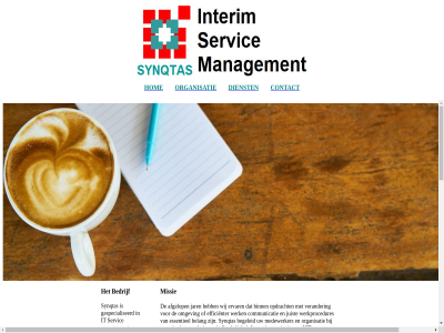 bedrijf contact dienst hom interim management missie organisatie servic synqtas visie