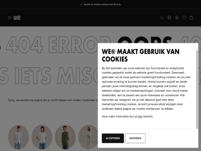 0 404 50 aanbied aangev accepter achteraf akkoord basis bestel betal bied browser controler cookies dames doorgan error ervar extra fashion functionaliteit ga gat gebruik gebruikerservar gebruikt gratis helas her hiermee inhoud instell jongen kies klein kond logingegeven maakt meisjes misgegan nl onthoud oop opgeslag optimal pagina per person policy privacy riverty shopgedrag sit sites sites-we-nl-sit sorry startpagina tekstbestand terug tijdelijk toestan url vanaf verbeter verzend vind we wel welk wilt winkelwagentj zoal zocht