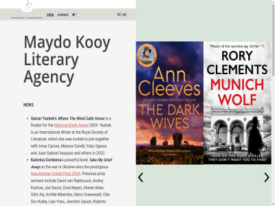 1016 116 1980 1990 2001 2006 2017 2022 2023 2024 7 7231 a about achill acros adviser advisory after agency agent ahmet altan aly amsterdam an and andrej ann anna are as assistant at author award awarded away based becom being besides bestsell board bok border call carolin carson challenges client communities cond contact content countries cupido david den dina diver dov dutch dutch-german expand finalist first fishing focus for foreign former fos foundation from gabriel gauck gelder genres german geschwister geschwister-scholl giv glenn go gold gordeeva gotz goud greenwald grief grossman hanna hanna@kooyagency.nl has having her his historian history hom how includ independent innovativ intellectual international into introduced invited islander jan jans joachim joe join jon journalist juan katerina koy kulka kurkow lag later lauriergracht liao liew list literary literatur lochemseweg loves manager marwijk marys mathijs maydo maydo@kooyagency.nl mbemb michael mkla mostly my national nayeri netherland new nl nobel nordic north norwegian nos ogawa on other otto our pag past pk play playwright politkovskaja powerful preis prestigious previous priz pros publisher quickly read represent returned reybrouck rich right roberto royal rr s s2 sacco sal samar saviano scholl schuster sea sebes second served set she simon sinc skip society soviet specialised started strop swedish tak taking teacher the then thriller timeframes to together transferred translator transnational trilogy ukrain union unsayabl us vasquez voic wad war warnsveld we well when wher which win wind winner with work worked world writer yazbek yiwu yoko york young