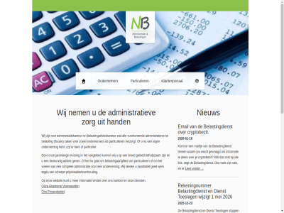 -01 -11 -12 -15 -16 -22963180 -23 -29181387 06 1 2025 2026 actief administratie administratiekantor administratiev advies algemen all behulpzam belast belastingaangiftes belastingadvieskantor belastingdienst bent beoordel betekent bied bijvoorbeeld binn boetes boudel bred complet contact cryptobezit daardor del deskund dienst eig eigen email ers ervar fiscal gan gat gebied gebruik gev gevraagd goed hand handhav hebt hoofdverblijf info@nb-administratie.nl informatie ing januari jarenlang jou kantor kijk kind klantenportal klik komt kop kritisch kunt kwalitatief les link mail mailtj mee mei moet n nb nel nem niet nieuw ondernem ondernemer onz overdrachtsbelast overstap particulier per peter plan prijs/kwaliteitsverhouding privacybeleid rabobank rekeningnummer ren schaff scherp schijnzelfstand stapp stevinweg toeslag twed vakgebied val vanaf verandert verder verhur verzorgt vind voer voorkom voorwaard waarin wacht websit wer werk werkafsprak wij wijzigt woning zak zegt zelfstand zet zorg zowel zzp