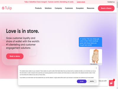 -4587 -834 -855 0 1 2024 5 a about accelerated accept action activation ai ai-powered aisl all allow analytic and appointment are assisted at bas be betwen beyond blog bok bopis both brochures browser browsing by can carer cas centric chief christian clientel collect commerc company computer condition connection connector contact cookie cookies creat creates customer customiz data david declin demo driv e e-commerc earn ecommerc ecosystem endles engagement engin english enhanc exellenc experienc experiences expert find for fortucci from fullfilment futur gen global go goldmin greater grow growth hav hear help high high-value higher how human human-centric human-to-human if improv in-stor inbox inc increas influences information integration interact it know largest leading learn les lik likely link lov loyalty lucrativ masterclas masterclasses media menswear merged merger messag metric min mobil mor most next next-g not now officer on onlin order other our out outreach partner pay personal plus policy pos powered preferenc pres privacy proactiv product productivity profiles purchases purpos re read releases remember resources retail retailer rich s sales salesflor scal security see sell selling shar shopify shopping singl sitting solution spend stor stores stories strategic stronger studies study succes t talk tap technology term the thes this tim to today tracked tulip tulip.io unit us use used value videos view visit visitor wallet we webinar websit when whitepaper why will with won world x you your yurman