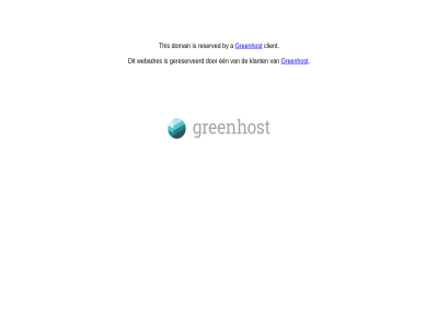 a by client domain een gereserveerd greenhost klant reserved this webadres www.koerhuisbv.nl