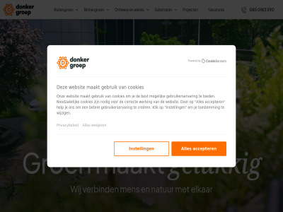 0183 085 590 advies binnengroen buitengroen donker elkar ervar gelukk groen groep maakt men natur ontwerp project substrat vacatures verbind wij