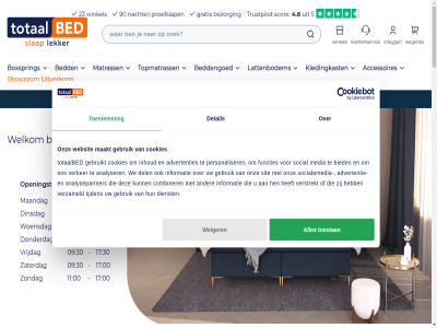 00 01 038 09 1 10 100 11 15 17 1800 1800m2 1e 2 21 23 24 25 26 2e 3 30 31 4 4.6 422 44 5 54 6 7 90 a28 aanvrag aanwez accessoires advertentie advertenties afwijk algemen all analysepartner analyser bed beddengoed beddenwinkel bereik beschikt bestelproces betaalmog betal bevindt bezoeker bezoekt bezorg bied bovenst boxspring collecties combinaties combiner contact content cookies cookieverklar daarnaast dag deal december del deskund detail deur dichtbij dienst dinsdag donderdag drom eig etag etages europes facebok folder fris functies garantie gebruik gebruikt gedacht gemak genot geopend geslot goed gratis hattem help hen hierdor hom hoofdbord huis informatie inhoud inlogg inspirer instagram januari jij kamp kerstavond kerstdag keurmerk kiez kinder kinderspeelhoek klachtenafhandel klant klantenservic klar kledingkast kleinst kleur koffie kom kopj kun kwaliteit lang lat lattenbodem lever lift ligt m2 maakt maandag mak matras matrass media meppel meten minut mogelijk montag nacht namelijk nieuw nieuwjaarsdag nieuwst nl omm omruil ongever onz open openingstijd opgezet oudejaarsdag parker per personaliser pinterest pootjes prijs privacy problem productie proefslap retourner review richting rollator rolstoelgebruiker ruim sam samenstell scherp scor servic showrom sit slaapadviseur slaapkamer slaapkameraanbod slaapkamergebied snel snelweg social socialemedia speelhoek sta stan station stel stofsoort stofstal telefoonnummer terecht terwijl thee tijden toegank toestan toestemm topmatrass totaalbed trend trustpilot twee typ uitstek uitverkop uitzoekt uniek vanaf vanuit veelgesteld veilig verker verklar vermak verschill verstrekt vervoer verzameld volg voorrad voorwaard vrag vrijdag wagentj wandel/kinderwagens we websit weiger wek welkom werk winkel winkelafsprak winkeloppervlakt woensdag woonboulevard zaterdag zev zondag zwoll