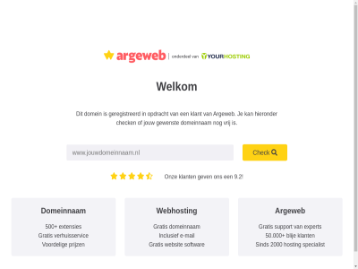 2000 50.000 500 9.2 argeweb blij check domein domeinnam e e-mail expert extensies geregistreerd gev gewenst gratis hieronder hosting inclusief jouw klant mail onz opdracht prijz sind softwar specialist support verhuisservic via voordel vrij webhost websit welkom