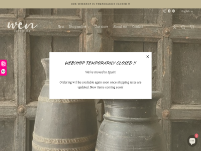 8 9 about account again american appl are availabl bancontact be cart clos closed coming contact content email english esc expres facebok googl icon icon-email icon-search icon-x ideal instagram interior item languag log maestro mastercard moved new onc onlin order our pay paypal pinterest rates search shipping shop skip son spain stor temporarily to union updated ve visa we webshop wen wero will x