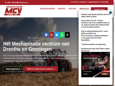 0592 0599 07 1 10 16 1980 2 2025 2026 244 25 3 30 307 313 4 4150 5 6 662 662700 700 7876 9448 975 aanbied aanbod aanpak aanschaf aantrek aanvrag actie actievoorwaard agro algemen all am apparatur ass bedrijf bekijk benieuwd bent bereik beschikt bestat binn bovenloopkran capital cas centrum chd check check-up cnh complet contact daar-om.nl daarnaast dealer dealerschapp dienst direct diver dynamisch ervar eur ever fleecedek full gebied gecertificeerd gegeven gelov geprijsd gespecialiseerd gewasbescherm grag gratis grot helemal helpt hitachi holaras hom ih info@mcv.nu jar jcb jong joskin kennis keur keuring klar korting kron kverneland laagdrempel laatst lag landbouwmachin landbouwmachines landbouwmechanisatie lat leas les ma maandelijk maart machines mcv mechanisatie mens merk monteur mooi naast nem nieuw nieuwsbrief nieuwst nodig nuchter o.a occasion onderdel onderhoud ondernemersmentaliteit ontvang ontwikkeld onverwacht onz originel person plan prijs privacy profiter reparatie reparaties rold ruim schrijf seizoen servic services shibaura skl specialism specialist steyr steyr-monteur stilstand team terug toepass topmerk tr/270/c3 tractor trot uienrooicombinatie uitsluit up valthermond veilig veld verklar verkop verschill vertegenwoordiger verzorgt vestig voer volled voorkom voorwaard vor vr vrag we weidebloter wer werk wet wij wilt winter winteronderhoud xc zie zoal zodat zoek zuiderdiep