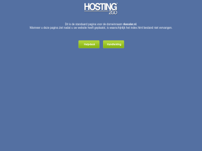 2go b.v bestand domeinnam geplaatst hosting index.html nadat pagina rkessler.nl standaard vervang waarschijn wanner websit ziet