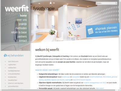 053 182 7514 7850601 aanpak aanwijs afsprak afvoer allemal allen artroseklacht baby balan bas basis beeld begeleid begoniastrat behal behandel behandeld behandelingsmethod behoeft bekijk belangrijk bent beoefent best bestrijd beweg bewegingssystem bied biedt binn blessures blijv blijvend boek bred breng buikpijn buit centerpointmethod centrum coaching contact covid daarvor dienstenaanbod dient digital direct doel doelgericht drie dry duidelijk dynamiek echt eerst efficient elk en enkel ensched ervar fit fitter functioner fysiek fysiotherapie gan gat gebruik gecentreerd geestelijk gericht gewricht gezond gezondheidscentrum gezondheidsdienst gezondheidszorg goed grag hand hands-on hanteert help herstel heupklacht hierbij hom hoofdpijn hoofdpijnklacht houd huilt iederen individuel info@weerfit.nl infraroodhterapie infraroodlicht infraroodtherapie innovatiev instagram instantie interventies jij jou jouw juist kiez kijk kind kinder klacht knieklacht kom kun kunt langdur leeftijd legg les licham licht long maakt maatwerk mak manier manuel meest meetapperatur meetmethodes method modern moeder motiver naast needling nekklacht nesa niveau nou objectiev oedeemfysiotherapie oedeemtherapie omligg on onafhank onderzocht onderzoek onverklar onz ooit oorzak operaties oploss optimal osteopathie partner person personal pijn pijnklacht plek praktijk privacy professionel profiel reken resultat return revalidatie richt rugklacht s sam scala schouderklacht situatie slaapt slecht som soort specialism specifiek spier sport sportfysiotherapie stap support symptom system therapeut therapeutisch therapie tijden to training traject triggerpoint tuss uitgebreid vald verder vochtophop voel voet volled waardor waarom war warmt we weerfit wel welk welkom wer werk wervelkolom wet wij will wilt workshop world zien zoek zt zwangerschap