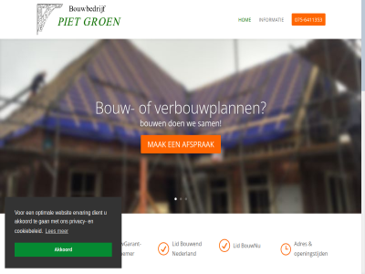 -6411353 075 1 2 2025 3 30 aannemer aanpak adres afsprak akkoord all bedrijfspand bent beschik bouw bouwbedrijf bouwend bouwgarant bouwgarant-aannemer bouwnu contact cookiebeleid copyright dient disclaimer droomproject enkel ervar gan gat gemotiveerd groen grot hecht help hen hom houd informatie jar jarenlang kennis klar klein kort kwaliteit les lid lijn mak medewerker meedenk nederland netheid nieuwbouw onderhoud onderstaand onz opdrachtgever openingstijd optimal person piet plann privacy problem r realiser recht referenties reken renovatie restauratie ruim sam slag stan standaard team vakkund verbouw verbouwplann verschill visie voorbehoud waarder we websit werk wij woning zoek