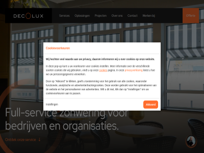 advertentie/trackingcookies advertenties akkoord all analytisch bedrijv contact cookies cookievoorkeur daarom decolux full full-servic functionel gebruik gebruikt geeft hecht hom informatie informer instell klik kunt leest offert ontdek onz oploss optimaliser organisaties pagina pass personaliser persoonsgegeven pop pop-up privacy privacyverklar project servic services soort toestemm up verschill verwerk vindt voorkeur waard waaronder we websit werk wij wilt zonwer