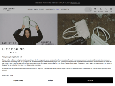 1 10 a accessories account advic all and bag berlin cart eur imprint inspiration item liebeskind my new newsletter now official onlineshop policy privacy purses receiv sal setting shop subscrib the to view voucher wishlist