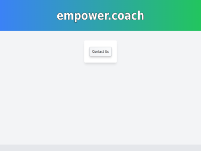 contact empower.coach us