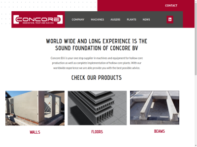 abl advanced advic and are as auger b.v beam best bv check company complet concor concret contact cor data equipment experienc flor for found foundation hollow implementation long machinery machines new no one our plant possibl precast product production provid sound stop supplier the wall we well wid with world worldwid you your