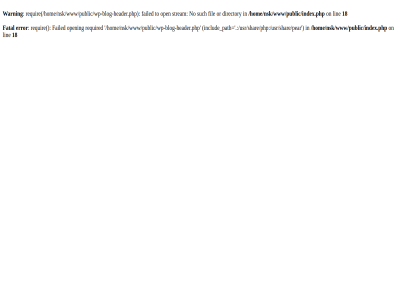 /home/nsk/www/public/index.php 18 error fatal lin on warning