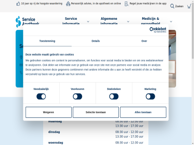/cuijk 0 0485 08 1 10 12 13 16065219 17 2 2026 30 31 4 5 51 52 5431 aangepast advies algemen all analys analyser apothek app basis belt bied bijzonder combiner consent contact content cookies copyright cuijk del detail dinsdag disclaimer donderdag download duurzam franchis functies gebruik gegeven gezond hom hoofdkantor hoogst info@apotheekcuijk.nl informatie jar jouw kvk maakt maandag market markt media medicijn medipoort mosadex mvo noodzak nummer onderzoek onlin onz openingstijd partner person personaliser planner privacy regel rij rout schol selectie selection servic services sit sn social spinding statement statistiek telefoonnummer toegank toestan toestemm uur vacatures veelgesteld verstrekt verzameld vind voorjar voorkeur voorlicht voorwaard vrag vrijdag waarder we webshop websit websiteverker weiger welkom werk wetenschap woensdag www.serviceapotheek.nl www.serviceapotheek.nl/cuijk zie zoek zorgverlener