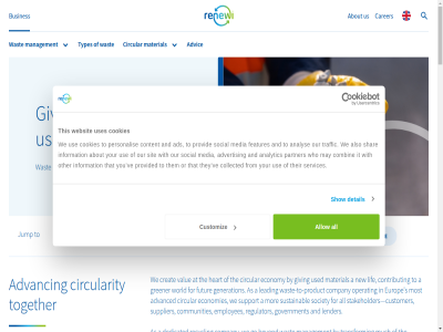 1 10 19 2 20 2026 2030 26 3 5 6 75 9 a aaa about accessibility achiev achieves acros actively ads advanc advanced advertis advic align all allow also ambition analys analytic and annemiek announced announces appointed approach as at be becomes ben beyond board breda busines businesses by carbon carer certification cfo chain chang chief circular circularity clos closer co cod collected collection combin commercial commit communities company complianc conduct confidential connect contact content continuous continuously contribut convert cookie cookies creat creation csrd customer customiz cutting dedicated den designed destra detail develop development directly disclaimer discover doing down driv economies economy effect effort emission employes engin ensur environmental europ evolv exist explor extensiv extract features february federico financial find first follow footprint for forward from futur generation giv giving go goal government greener has heart helping her high high-quality how ide ideas impact improv incineration incom industries information innovat innovation innovativ international into it its january join jump just la landfill lasting latest lead leading learn lender lif limit linkedin looking low low-carbon ltd mak management manna material may mean media member modern mor most mov much naid nation new nl no not obtained officer on operat operation opportunities optimis or other otherwis otter our ourselves out own part partner partnership personalis perspectives player policy pollution privacy process processes product programm promis proudly provid provided push pushing quality rang raw read ready recover recovery recycl reduc regulation regulator renewi repurposed resources responsibility rol s scan scarc schiphol secondary sent services shar show simply sit six slavery so social society solution specializes stakeholder statement step strategies strategy striving succession successor supplier supply support sustainability sustainabl tak tangibl tar