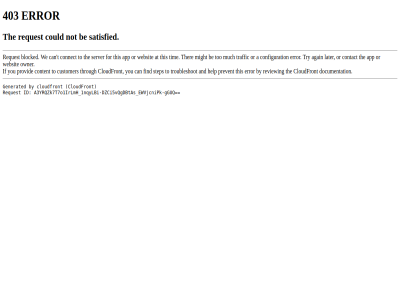 1nqylbi 1nqylbi-dzci5vqgdbtas 403 a3yrqzk7t7o1irlmh and be by can cloudfront content could customer documentation dzci5vqgdbtas error ewvjcnipk ewvjcnipk-gguq find generated gguq help id if not prevent provid request review satisfied step the this through to troubleshot you