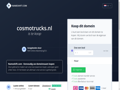 1 2004 2025 2288aa 6 88910652 aangebod aankoopprijs advertis allemal assistentie aud b.v best betaalt betal bezit binn bod breng btw btw-factur cad chf commissie cosmotrucks.nl currency czk dienst direct direct-kop dkk doe domainexpert domein domeineigendom domeinnam duurt e e-mail eenvoud eigenar enig enkel ervor escrowservic eur excl extra factur gat gbp gebruik gehel gekocht geld geled gemak gratis hkd hoelang huf hur jpy jullie kop koper kost krijgt kunt kvk laatst languag levert loopt mail mak menu minut mocht mogelijk nameshift.com nb nederland nl nl864820458b01 nok nva nzd onlin onverhoopt onz open overdracht overdrag overeengekom pln prijs reken rijswijk risico ron sek servic sgd sinc snel steenplaetsstrat stur terug transfer uiteraard usd uur veelgesteld veilig verhuiz verkoper via volgend voordat vrag werk wij zar zorg