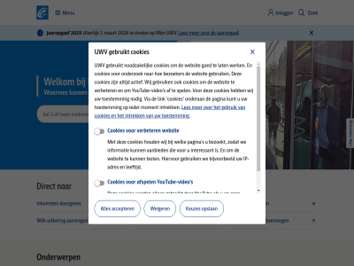 1 2025 2026 aanbied accepter actief adres af afspel all allen arbeidsmarktinformatie bekijk bekijkt bezoeker bezoekt bijvoorbeeld cijfer contact cookies del direct doet doorgev english gebruik gebruikt gegeven gegevensdienst goed hiermee hiervor hom houd ieder informatie inkomst inlogg interessant intrek invloed ip ip-adres iva jaaropgaf kennis keuzes kunt languages lat leeftijd les link maart mening menu moment nieuw nodig noodzak onderan onderwerp onderzoek onz opslan other pagina portal s speciaal spel test toestemm uiter uitker uwv verbeter via video vind wajong we websit weergaveopties weiger welk welkom werk werk.nl werkgever werkgeversportal werkmap wia wia-uitker wij ww ww-uitker youtub youtube-video ziek zodat zoek