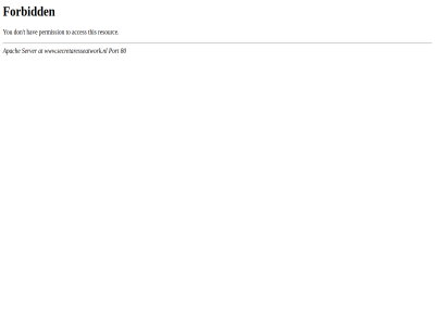 403 80 acces apach at don forbid hav permission port resourc server t this to www.secretaresseatwork.nl you