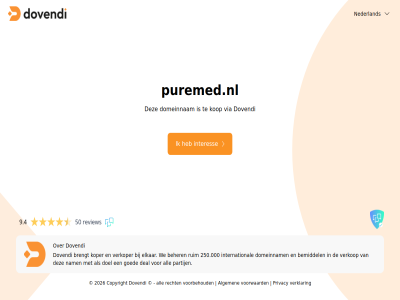 2026 250.000 50 9.4 algemen all beher bemiddel brengt copyright deal doel domeinnam dovendi elkar goed interes international kop koper nam nederland partij privacy puremed.nl recht review ruim verklar verkop verkoper via voorbehoud voorwaard we