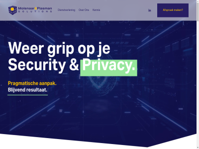 aanpak afsprak blijvend dienst dienstverlen grip kennis mak mnp pragmatisch privacy resultat security solution wer