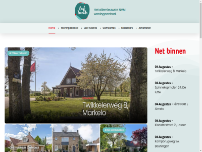04 1 111 123 21 24 3d 59 8 9a aangebod adverteerder advertentiepartner adverter all allernieuwst almelo augustus beernink bekek beuning binn column cultur dag elk ensched gegeven gemeent gemeentes gratis hom hypotheekadvies inschrijv interieuradvies kampbrugweg ker kind klik kloosterstrat laatst lef lofwon lombokstrat losser lut mail makelaardij makelar markelo mik net nieuw nieuwst nvm oldenzal ontvang ontwerp opgeslag prachtig rijnstrat robert speelgoed spinnekopmol sta straatman tkkr toe twent twikkelerweg vrijblijv weusthuis woningaanbod