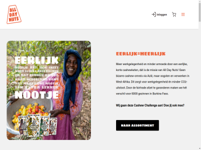 00 100 15 1627 3 30 6 6000 78478952 aangerad aangevuld actie advies aflever afrika afzet algemen all alldaynut ambacht armoed assortiment azie b.v baliedisplay basis bekijk benieuwd best bestel besteld bestell betekent beter bezoek bizarr blijf boer borrel burkina caloriebommetjes cashew cashew-omreis cashewket cashewnot ceo challeng co2 co2-uitstoot contact dag dat day display doe doordat duurzam eerlijk eet eig eigen electronweg en eten fabriek facebok fairtrad faso founder gan garander geniet gev gezin gezinn gezond gratis groeivoer grootverpak handig handj heerlijk het hierin hom honey hoogt hoorn ieder impact info@alldaynuts.nl inlogg instagram jettie jij jong jouw ket kid kind kinder klantenservic klein kort krijg kvk kwaliteit land lb les let leuk lev linkedin lon luidt luister mak mama mee minder missie mix moeder mog mourik natur nederland net nieuw nieuwsbrief nootjes not notenbranderij notenket notenmix notenpakket nut nuts2 omreis omweg ondernemer ongebrand ongezout onverzadigd onz oogst oud paaseitjes pakket par partner pas per podcast populair portie portiepack prijs privacy recept rijk rosemary s schol shop smak snack social stat statement thuis toekomst topkwaliteit transparant uitstot uniek vanaf vandag vanuit verpak verschil vertelt verwerk verzend verzond vet via vind voorwaard vrouw we wel werk werkdag werkgeleg werkt west west-afrika wij zak zakelijk zakj zodat zorgt