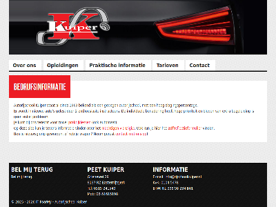 -241540 -51615198 0104 0519 06 1963 2 234 29 398 5478 9137 98 auto automat autorijschol b01 bedrijfsinformatie begeleid bekend bel benader bied btw contact digid e e-mail easternijtsjerk enkel enthousiast extra gedeg gelest gerust geword grienewei hog individuel info@rijschoolkuiper.nl informatie instructeur kuiper kun kunt kvk machtig mail mob nem nieuw nieuwsgier nl opleid pet praktijk praktijkless praktisch prioriteit problem rz s sind sit slagingspercentag stat tariev tel terecht terug teven via vind vrag zelfreflectie zelfreflectieformulier zowel