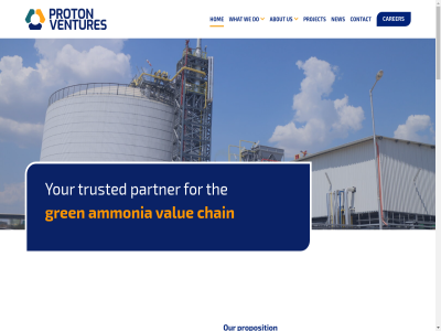 +31 -10 -4267275 16 2000s 2023 21 28 a about agricultur agricultural ammonia an and anticipated application are as assessment awarded based busines by carbonis carer chain chemical conceptualisation consortium contact content d de-carbonis december deliver denox design develop development disclaimer do early emission emission-free end energy enginer europ feasibility fed first for free front front-end frontrunner generated global gren handling hom hous hydrog impact in-hous independent industries industry info@protonventures.com infrastructur ingredient innovation innovativ it key know matter modell mor new north north-west november on other our partner perform privacy proces production project proper proposition proton r rang read realizes rely scal sector services skip solution statement storag story studies support terminal the thes through to transition trusted turnkey unit us uses value ventures versatility vesta we west what why wid world world-scal year you your