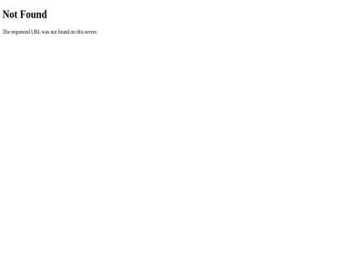 404 found not on requested server the this url