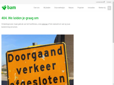 +31 0 00 06 1 182 2025 404 59 63 bam bestemm bied bv contact cookiebeleid copyright e facebok gan gebruik go grag groep h.j homepag hoofdmenu info.infra@bam.com infra inhoud innovaties instagram jouw kom konink leid leverancier linkedin mak menu nederhorststrat nederland nieuw omleidingsrout onderdel onz overslan postbus privacy privacyverklar project sitemap t to volg w we wel werk werkwijz wij www.baminfra.nl x zoekveld