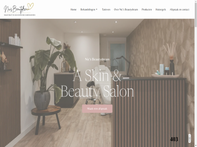 00 09 1 10 14 15 16 18 20 30 7325 9 a afsprak all apeldoorn beauty beautydream behandel beoordeeld best bied boek contact copyright dinsdag donderdag druk e esthemax even fortlan gecertificeerd geopend geslot gespecialiseerd gevestigd gezell goedgekeurd hom huisregel info@nicsbeautydream.nl informatie inlei jij ker klant kwaliteit lev maandag maandelijk mak markt nic nummer ontsnapp ontspann openingstijd privacyverklar product relaxt s salon schoonheidsbehandel schoonheidssalon sensilis sfer skin sta tariev toe treatment uitsluit uitvoer veilig volled vrijdag websites wenkbrauw werk werkt wimper woensdag woudhuis zaterdag zegg zn zondag