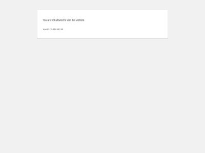 75.119.147.60 allowed are blocked ip not this to visit websit you your