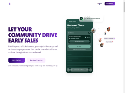 +1 1 10 2 20 2026 3 4x 5 5x a acces account acros activat alongsid ambassador an and are audienc automatic bash battl battle-tested be becaus befor big bok bring building bulk buy buyer by can cases changelog channel cheap checkout chos codes comes communities community condition connect copyright current decid demo discount does domain driv drop early easy email event every exclusiv faq fast fel festival first first-minut followed for forward friend get giv hard how ignored import it its join launch let limited link liv mak makes manag manually market minut minutes mor my ned new next no not now number one or organiser peopl personal personalised plac pre pre-registration pre-sal preregistration privacy programm programmes publish purchas reason referral registration replac return reus s sal sales see sell set set-up setup shar shared shop show sign so sourc standard start started stay step support term tested than that the their ther they three through ticket to together trademark try up updated use vbx wait whatsapp who will with within without work you your