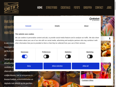 -38 0 2 3 32 38 8 aanbod about ads advertis afsluit afwasser/dishwasher all allen allow also alvast ambianc analys analytic and avond avondj avontur based bedieningsmedewerker belef belev bent bereid bereik bericht best betal betekent bewust bezienswaard bezoekj bied bit bites borrel buurt central centrum chef chef-kok cocktail cocktailshaker collected combin comfortabel complet concept concessies consent contact content cookies creatiev creativiteit cultur dagj daybed de del deny dessert detail dichtbij diner dishes diver dosis draait drank drankj e e-mail eenvoud eetervar elk ervar eten exotisch familie familiebijeenkomst favoriet features fijn flink floormanager foto from geleg gelov geniet gerecht geweld gewon gezell gezelschap glimlach goed gracht groep groning grot hap hapj hart hartig hebt heerlijk hel hoekjes hoewel hom houd ideaal ideal ieder iederen information informel ingewikkeld ingredient inricht interieur it job keuk keuz klar klein kleur knus koffiespecialiteit kok kom komt kort kortom kun kunt kwalitatiev kwaliteit lach lang lat lekker lekkerst leuk leukst liefd liefhebber locatie loft loft-set lokal lunch maaltijd maatwwwerk mag mail mak manier market may media menu menukaart merk meten mid miss monumental mr mrsmiths.nl nam necessary nieuw ongedwong ontdek onthull ontspann onverget onz or other our pakhuis parker partner passie past per perfect personalis pittig plant plant-based playlist plein plek preferences problem product proef proev provid provided relaxt reserver restaurant romantisch ruim s samenbreng schommelstoel selection server services setting sfeervoll sfer shar sid simpel sit smaakbelev smaakpapill smaakvoll smak smith snel snell social spontan stad stan standaard statistic stijl streetfod streetfood-menu streetfoodgerecht stuk superhand t tafel telefon that their them they this thuis tijd to traffic tropisch uitgebreid uitzicht uniek use uses uur vanaf vandag ve vegetarier vegetarisch ver verget verkend verklapp verlicht verrass ve