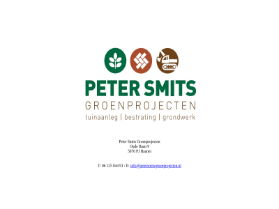 044 06 125 5076 9 91 ban e groenproject har info@petersmitsgroenprojecten.nl oud peter pj smit t