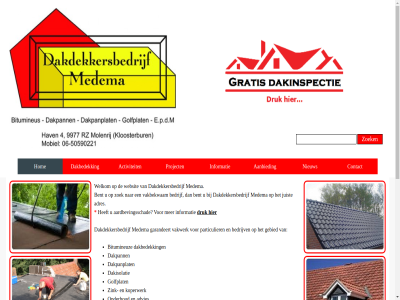 06 2013 2023 2083890 21 4 505 902 9977 aanbied aardbevingsschad activiteit adres advies bedrijf bedrijv beneswebdesign bent bitumineuz contact created dakbedek dakdekkersbedrijf dakinspectie dakisolatie dakpann dakpanplat druk epdm garandeert gebied golfplat gratis hav herstell hom info@dakdekkersbedrijfmedema.nl informatie juist kloosterbur koperwerk kvk lekkages medema medema-rtvnoord molenrij/kloosterburen nieuw nieuwbouw nummer offert onderhoud particulier project renovatie rtvnoord rz stormschad uitgevoerd vakbekwam vakwerk verhelp websit welkom youtub zink zoek zowel