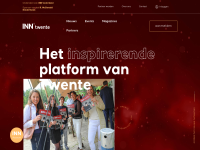 aanmeld account contact event hom inlogg inn inspirer kinderfond magazines mcdonald nederland netwerk nieuw onderdel ontdek partner platform r sponsor twent